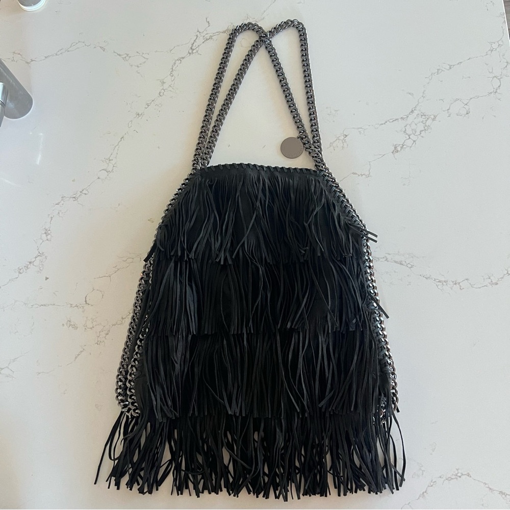 RARE RARE ..Stella McCarthy Falabella GORGEOUS SUEDE PURSE🖤